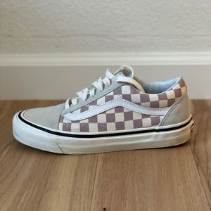 VANS Old Skool 36 DX Purple Checkerboard SIZE 7